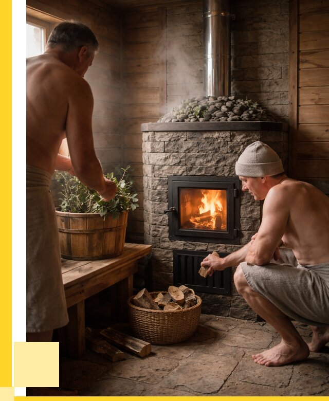 Банные печи под ключ в Коломне от 45626 р. | ЭриданКлм кирпичная