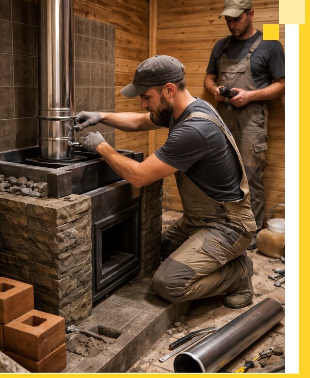 Изготовление и установка банных печей под ключ в Коломне