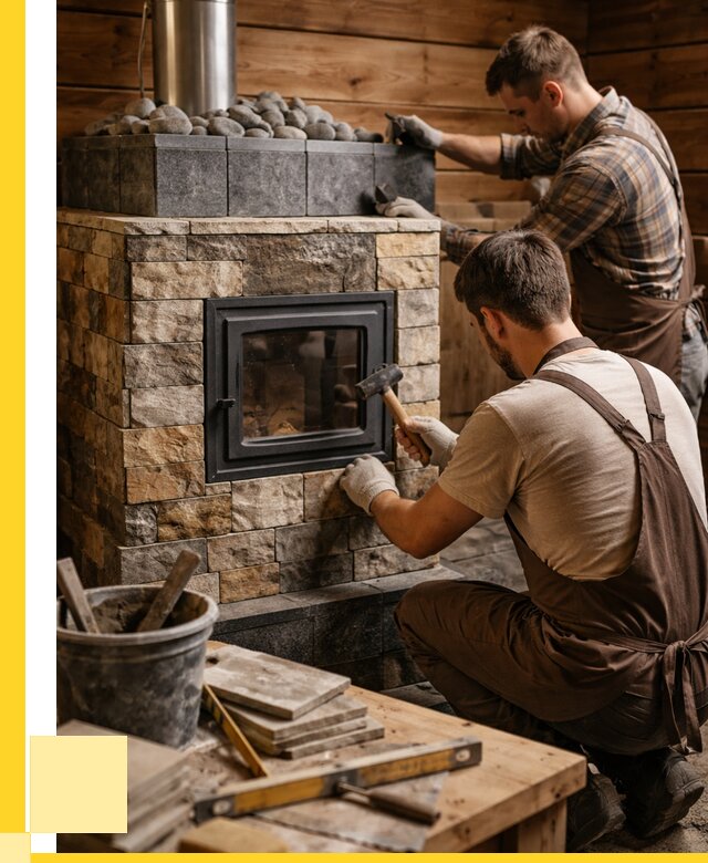 Облицовка банной печи в Коломне от 15209 р. | ЭриданКлм