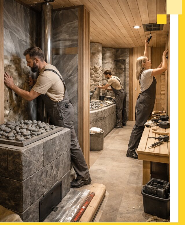 Строительство бань и SPA процедур в Коломне под ключ и отделкой