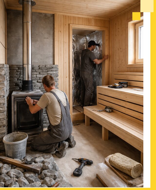 Строительство и изготовление бань под ключ в Коломне