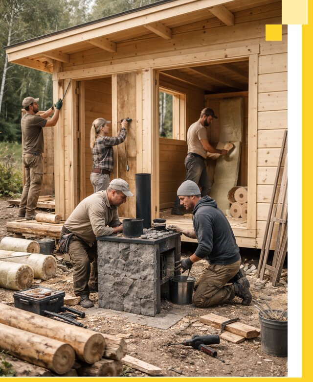 Купить баню под ключ в Коломне строительство монтаж отделка