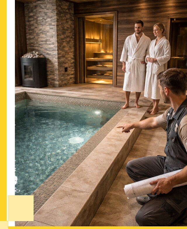 Проект бани с бассейном под ключ в Коломне от 65904 р. | ЭриданКлм