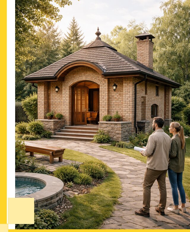 Проект кирпичной бани в Коломне от 30417 р. | ЭриданКлм