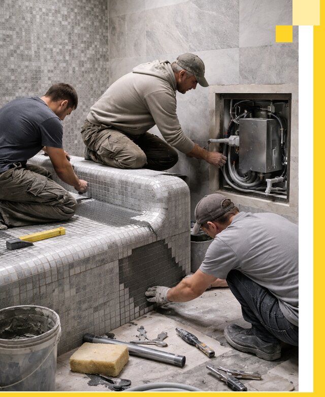 Проекты хамамов под ключ в Коломне и дизайн и строительство