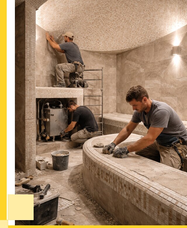 Монтаж хамамов под ключ в Коломне от 253475 р. ЭриданКлм