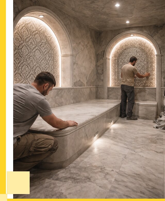 Турецкие бани под ключ в Коломне от 253475 р. | ЭриданКлм