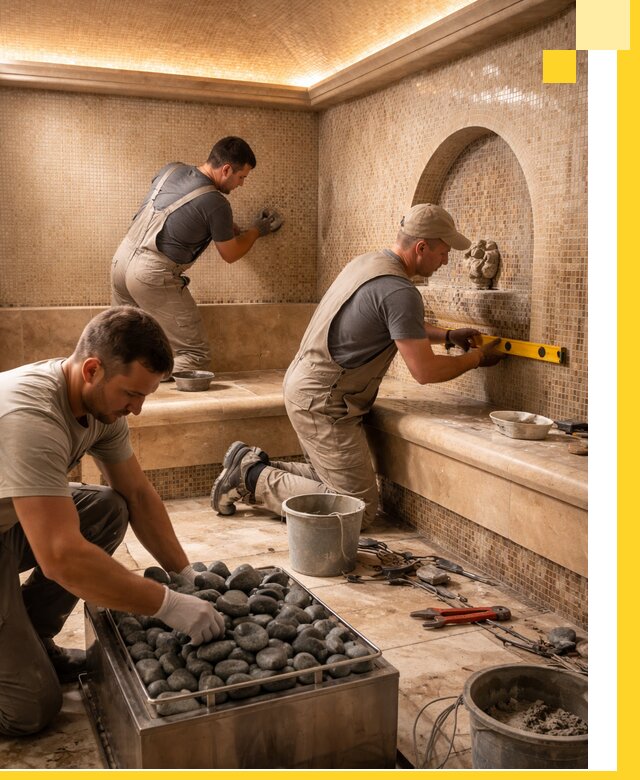 Проектирование и строительство хамама и сауны в Коломне