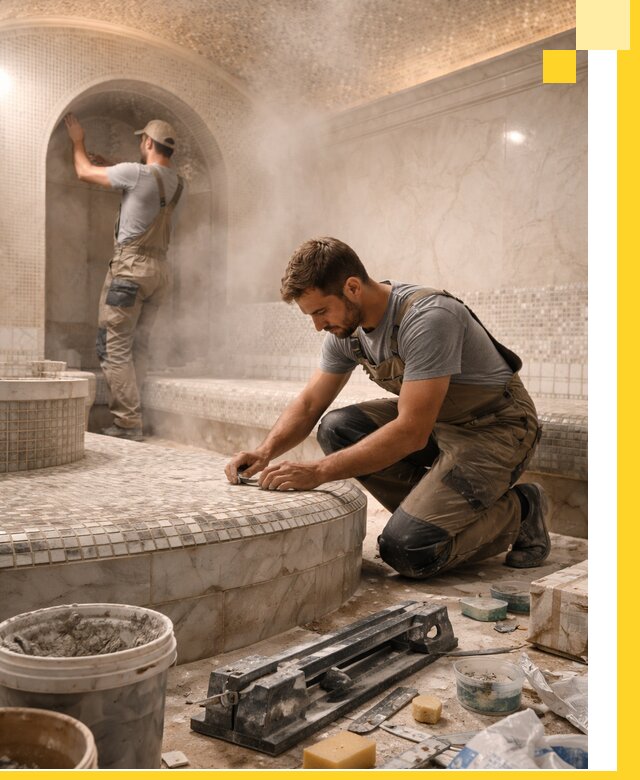 Профессиональный дизайн хамама и SPA под ключ в Коломне